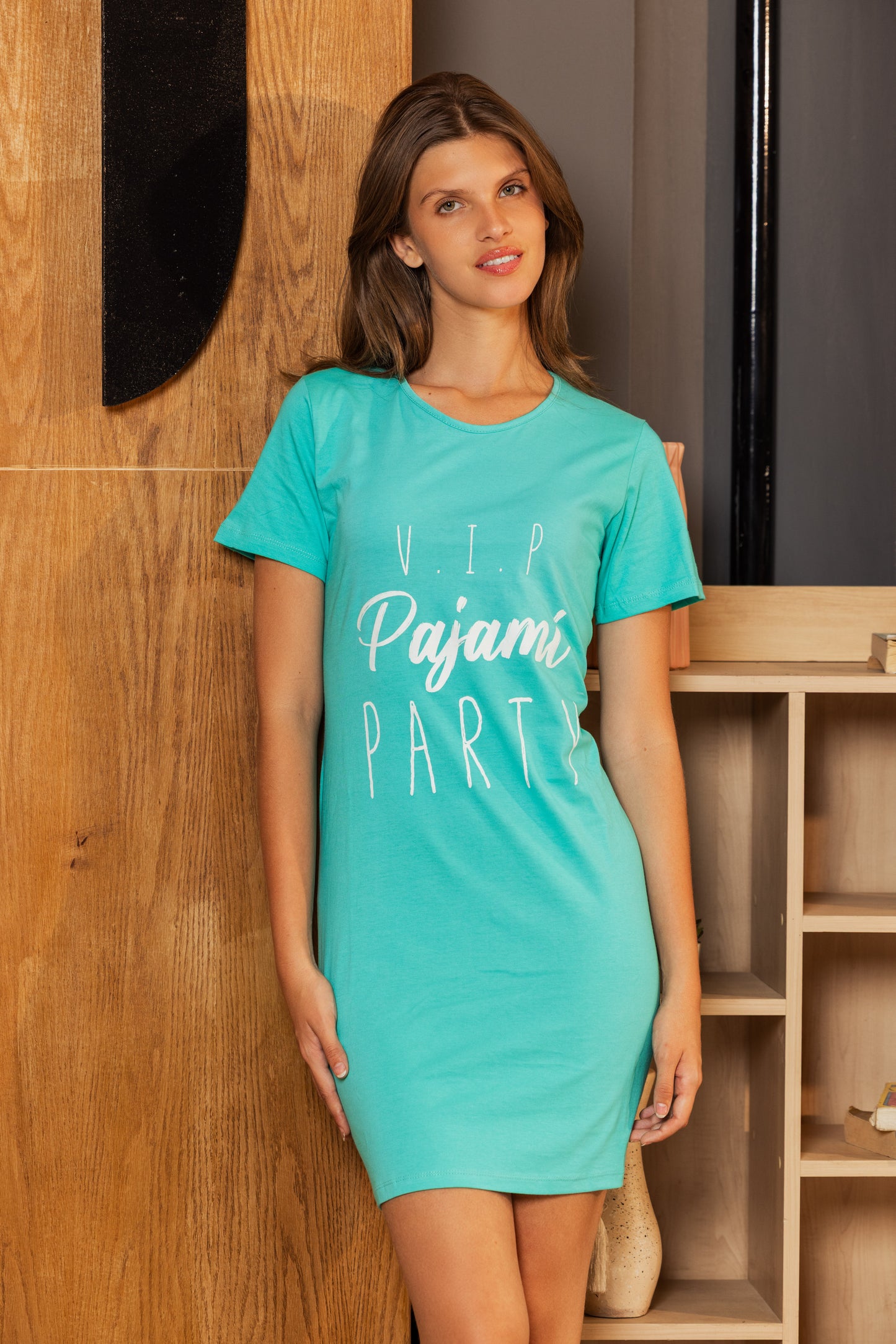 Short-Sleeve Nightdress