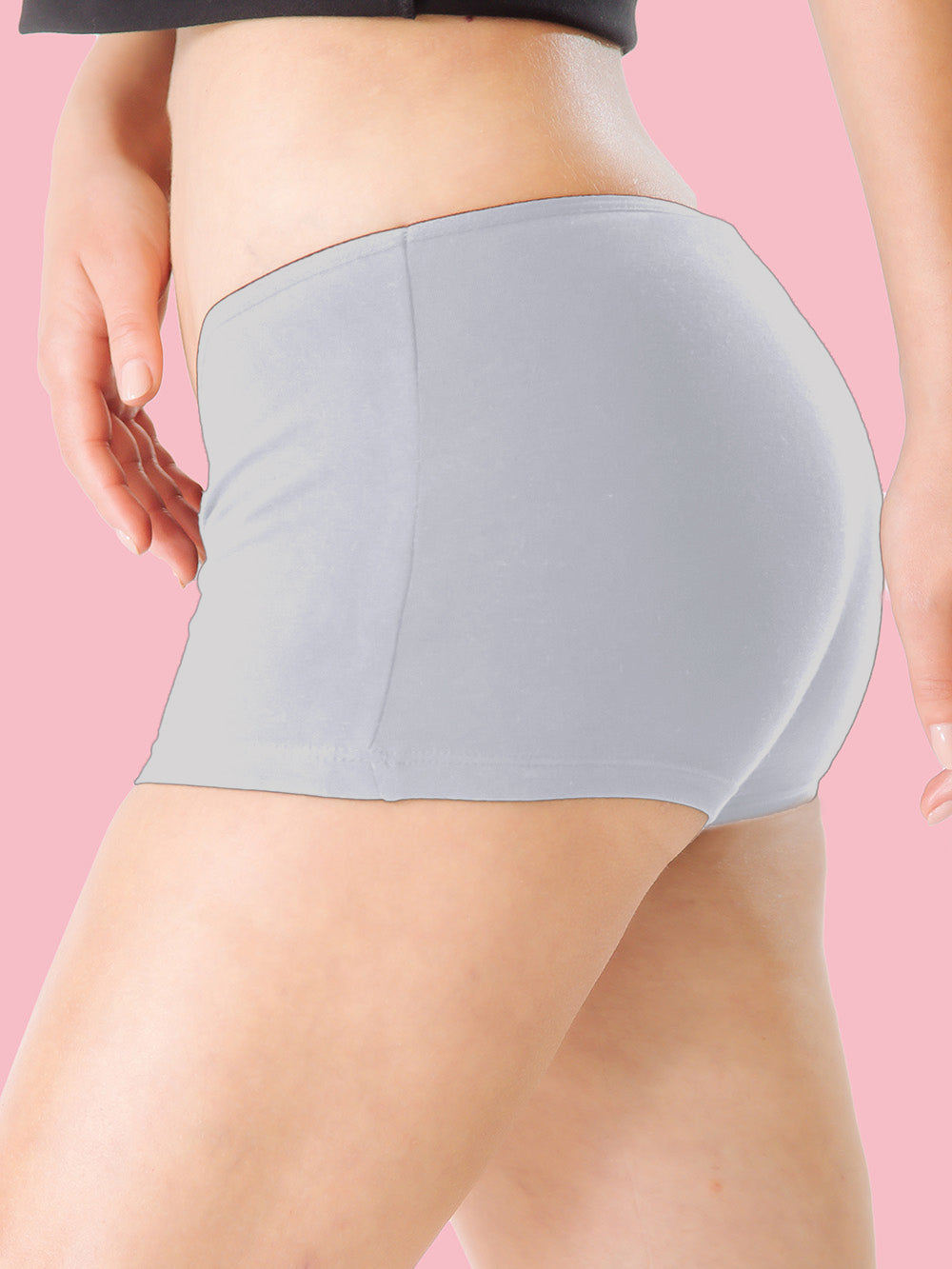 ملابس داخلية بشريط مطاطي متوسط العرض (قطعتان)