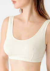 Off-White Wide Strap Soft Bra ( Pack Of 2 )