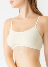 Off-White Thin Strap Soft Bra ( Pack of 3 )