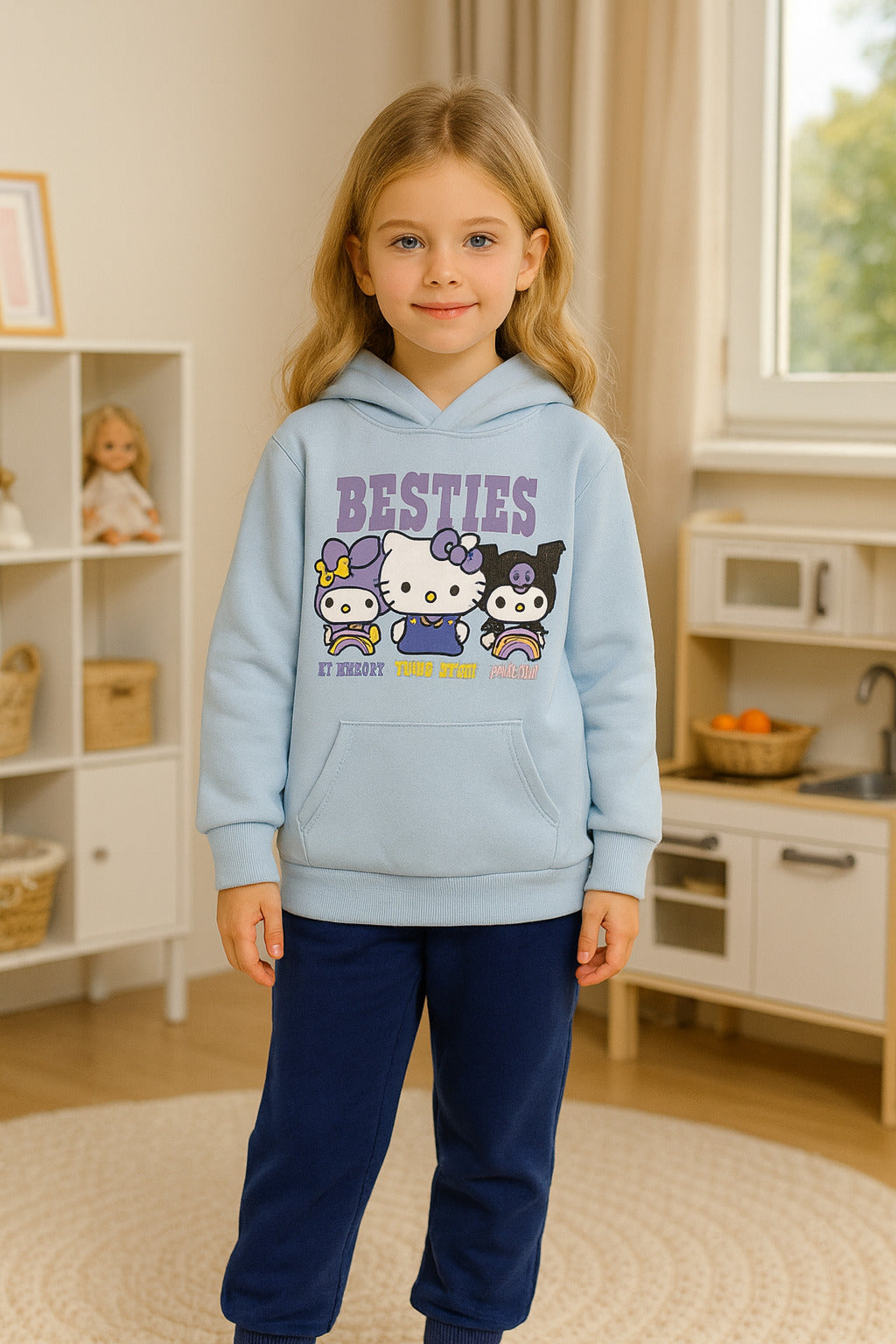 ✨ Hooded Pajama Set with Waistband & Cuffs ✨