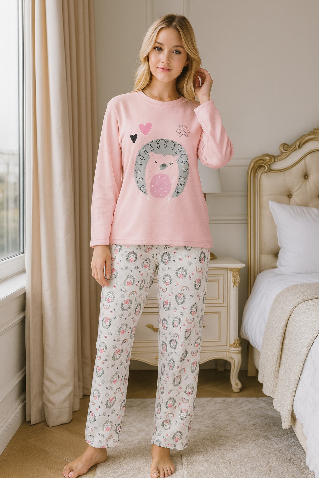 Melton pajama rose .