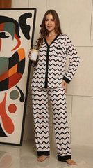 Pajama zigzag design