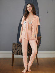 Simon classic pajama with half long sleeves