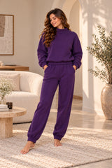 Purple Winter Hi-Cool Melton Pajama