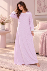 Rose Winter Jacquard Galabia