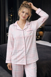 Classic rose plaid pajama