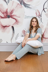 Bitruli 3-piece pajama set with half sleeves