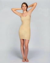 Biege Short Under Body Dress ( Pack of 1 )