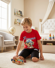 boys pajama with cute bear print