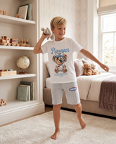 boys pajama with cute bear print