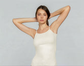 Thin Strap Off White Top