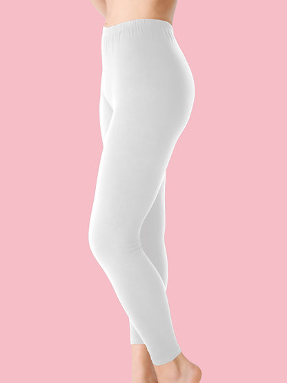 Long pants with a rounded waist and a wide leg