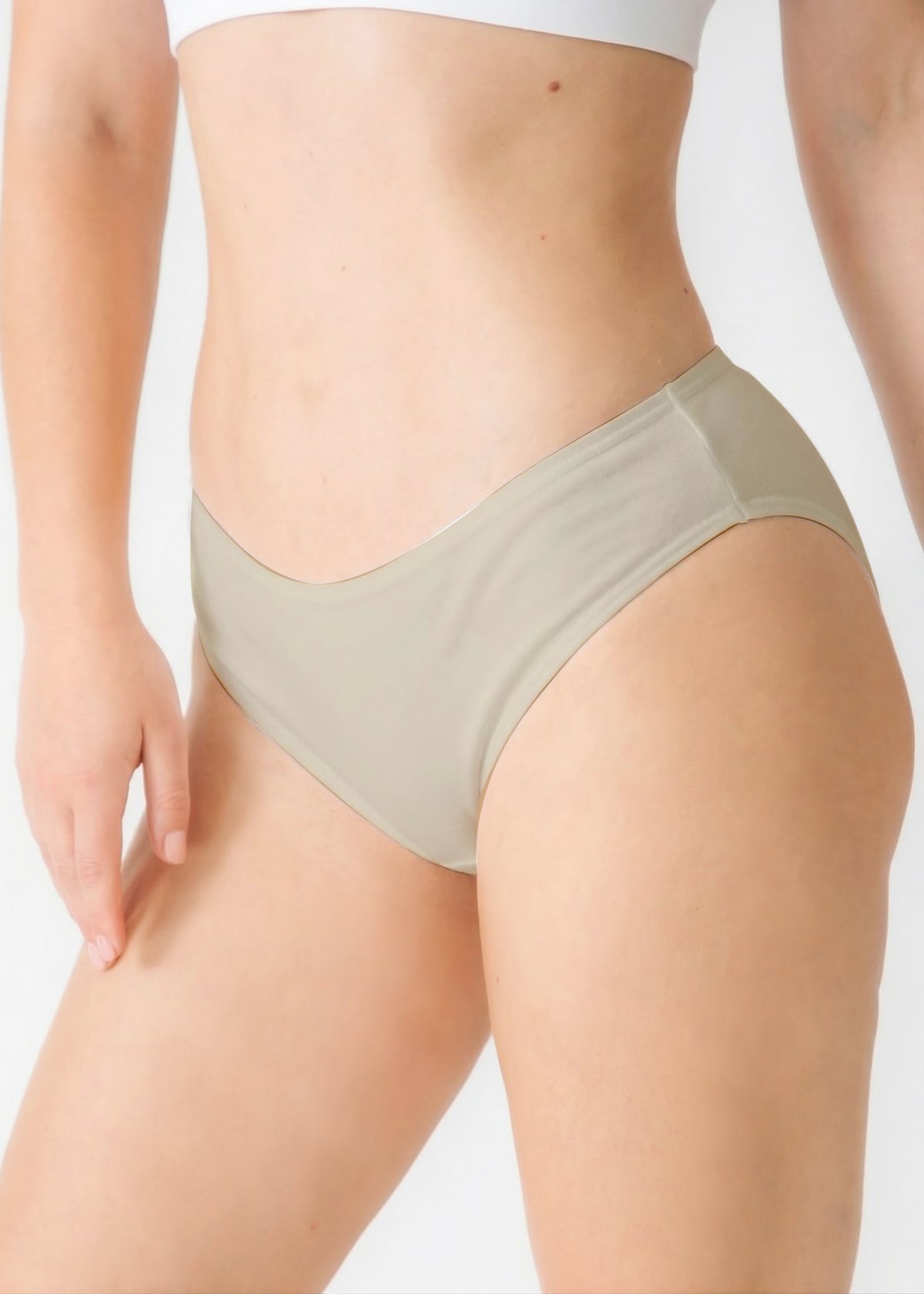 Biege Plain Brief ( Pack of 2 )