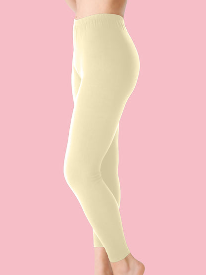 Long pants with a rounded waist and a wide leg