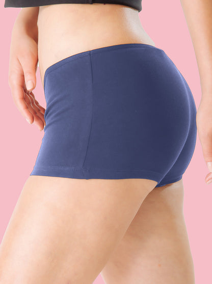 ملابس داخلية بشريط مطاطي متوسط العرض (قطعتان)