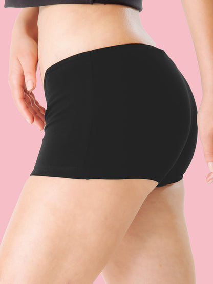 ملابس داخلية بشريط مطاطي متوسط العرض (قطعتان)