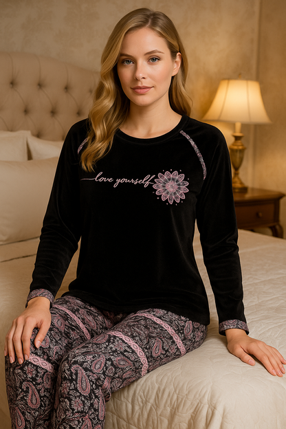 ✨ Bridal Top with Elegant Embroidery & Cashmere Pants ✨