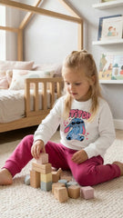 Girls Violet Tracksuit