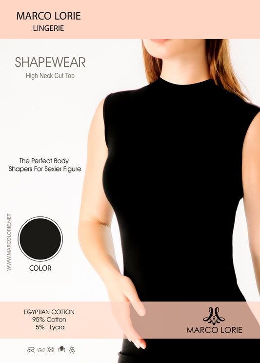 High-neck bodysuit أ