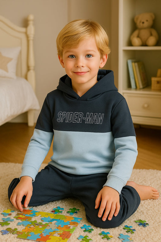 ✨ Hooded Tracksuit with Splash Pocket, Waistband & Cuffs ✨