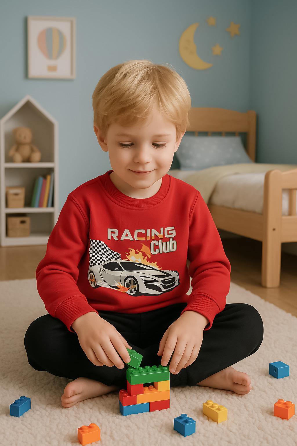 ✨ Boys’ Red Tracksuit