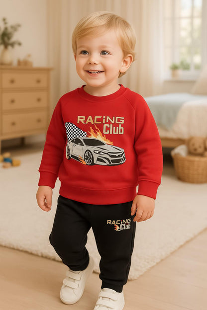 ✨ Boys’ Red Tracksuit