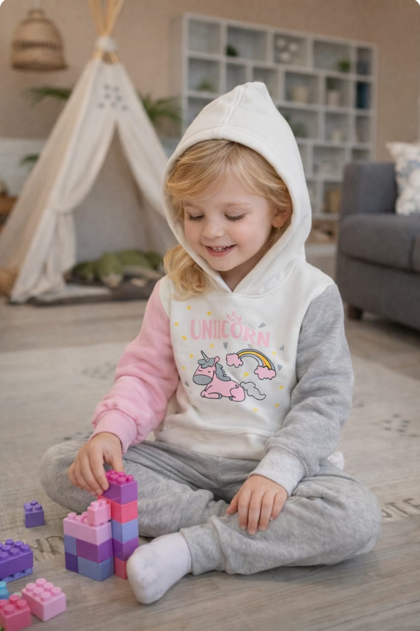 Girls hooded tracksuit ✨