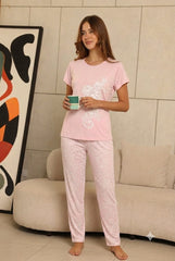 Rose long sleeve pajama