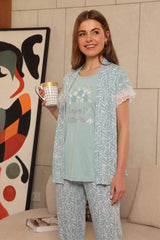 Bitrol 3-piece pajama set
