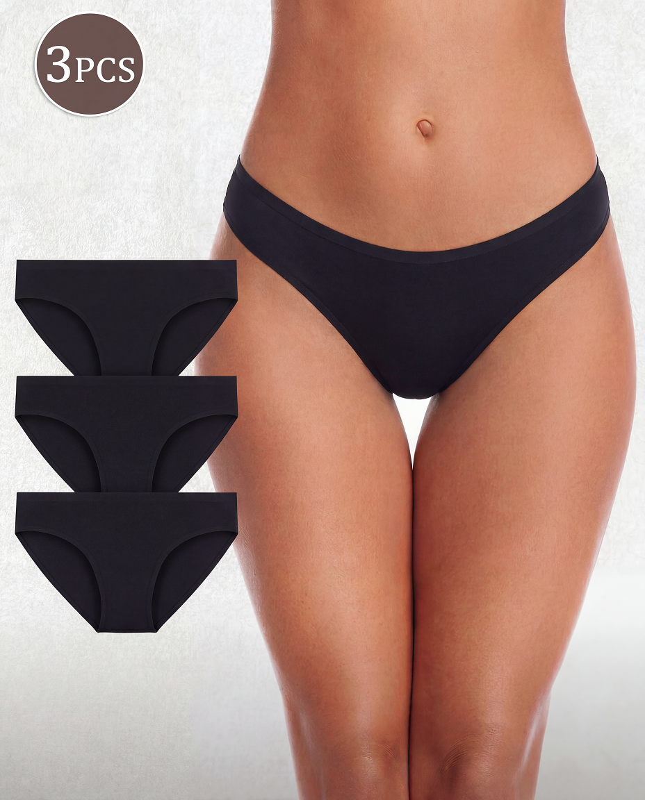 Black bikini from inside (3 pieces)